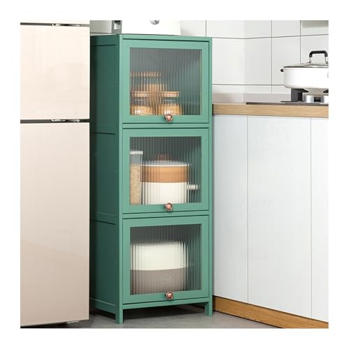 HBOOMOEM Sammlung Vitrine,Curio-Schrank Mit AcryltüRen,Figuren Und Curio Collection-Vitrine,Sicher Und Gesund, Geeignet FüR Schlafzimmer, Wohnzimmer, KunsthandwerksläDen Usw.(Green,30*106cm/11.8*41.7i