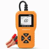 Autobatterietester 6V 12V 24V, Autobatterie messgerät-Tester 100-2000CCA 2-220Ah Batterietester Kfz Batteriestatusprüfung Anlasstest Ladetest,Alternator Analyzer für Auto Motorrad ATV SUV Boot