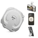 WUBEN E1 Selfie Licht Handy, Ringlicht Handy, 3 Farbtemperaturen Ringleuchte Mit Magnetisch, USB-Laden Ring Licht mit Stativ für Mobiltelefon, Laptop, Zoom-Treffen, Make-ups, Video-Anrufe, Streaming