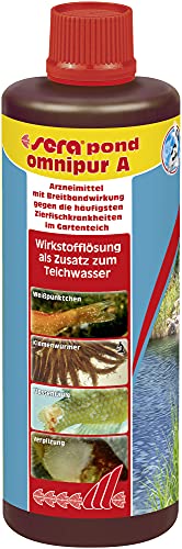 sera pond omnipur A 500 ml - Wasseraufbereiter gegen die häufigsten Teichzierfischkrankheiten