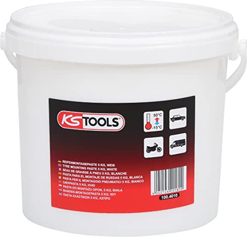 KS Tools 100.4010 Reifenmontagepaste 5 kg, weiß