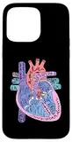 Hülle für iPhone 15 Pro Max Herzspezialist Anatomie Arzt Medizinische Biologie Organarterie