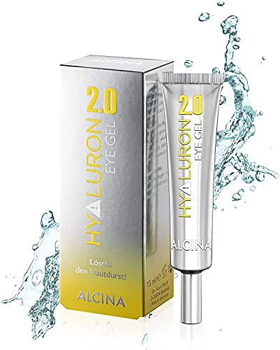 ALCINA Hyaluron 2.0 Eye Gel 1 x 15 ml - abschwellendes Augen-Gel mit Hyaluronsäure