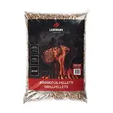 LANDMANN Grillpellets Kirsche 10kg | Für die besonders rauchige Note | Für Smoker, Pellet- und Holzkohlegrills & Pizzaöfen geeignet | Geringer Verbrauch | Ideal auch für Räucherboxen [Braun]