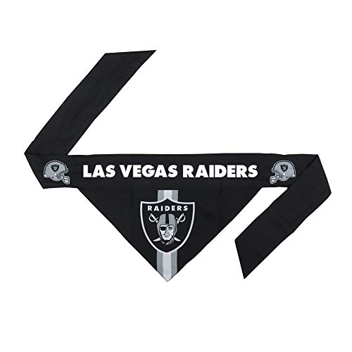 Littlearth NFL Las Vegas Raiders Haustier-Halstuch, Unisex, Erwachsene, Team-Farbe, Größe M