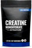 Creatin Monohydrat Pulver 1,25kg / 1250g - Ultra Reines Kreatin Monohydrat mit Vitamin B6 - Optimal Hochdosiert - Extrapure Creatine Monohydrat - Creatin Pulver Monohydrate - Vegan Jahresvorrat