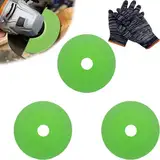 Rock Slab Grinding Disc, Rock Plate Flat Grinding Disc, Glass Cutting Disc For Angle Grinder, Porous Widened Cutting Blades, Tile And Rock Slab Cutting And Angle Grinder Discs (3pcs)