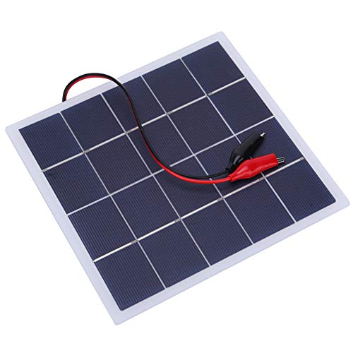 TOTITOM Solarpanel-Set, 4 W, 5 V, polykristallines Silizium, DIY mit Solarpanel, leicht, einfach zu transportieren, 172 x 175 x 2 mm, 2024 NEU