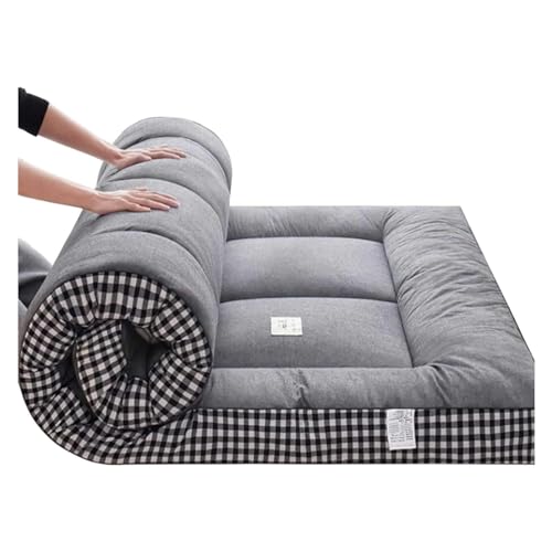 LUIVZD Japanese Floor Mattress Futon Mattress - Foldable Tatami Mat for Camping Couch, Thick Folding Roll Up Sleeping Pad (Color : B, Size : Full)