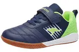 KangaROOS Unisex Kinder K5-super Court Ev Sneaker, Dark Navy Lime 4054, 27 EU