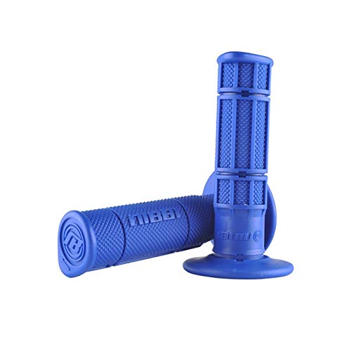 nibbi Universal Motorrad Lenkergriffe Griffe 22 mm - 24 mm Off-Road Motorrad Griff utschfest Haltbar für Motocross Gasgriff Anti-Rutsch Motorradgriffe hochwertige