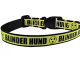 Halsband "Blinder Hund" bis 55 cm Halsumfang