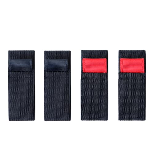Generisch Fischereispulengürtel, Rollenbeutel Angeln - 4X Fischerbeutelschutz | Elastic Rollenschutzgürtelband, Geräte im Freien, die Krawatten für Erwachsene Männer angreifen