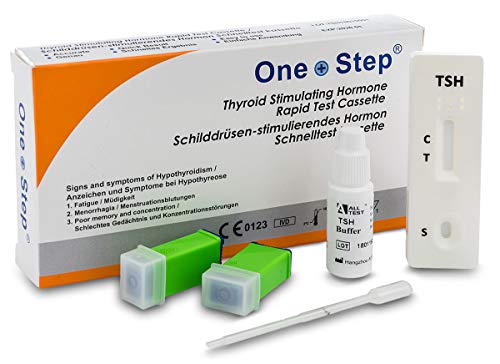 One+Step TSH Test - Schilddrüsentest für zuhause - Test Schilddrüsenstörung Schilddrüsenunterfunktion - Selbsttest TSH - 1 Stück