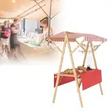 Tragbarer Marktstand mit Rädern für Outdoor-Händler, Handwerksausstellungen und Festivals