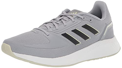 adidas Damen Runfalcon 2.0 Laufschuh, Halo Silber/Schwarz/Leinengrün, 41 EU