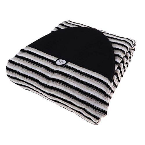 Tenlacum 1,5 - 3,2 m Surfbrett-Schutztasche mit Kordelzug-Verschluss und gepolstertem Spitz-Nasenschutz und Tasche (2 m)