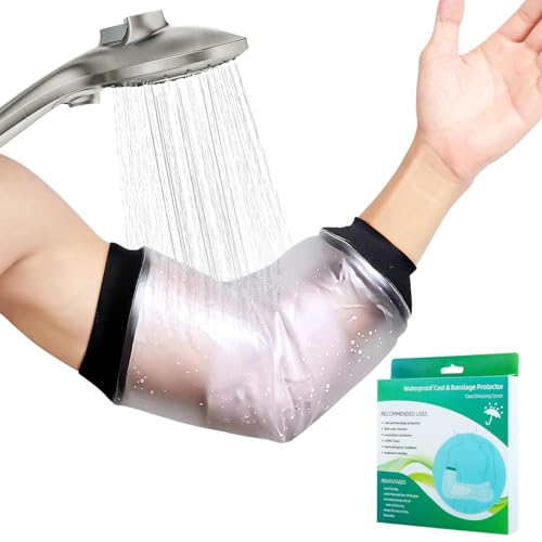 MXTIMWAN Gipsschutz Wasserdicht Arm, Wasserdichter Armprotektor für Gipsverbände, Erwachsene Verbandschutz Arm Duschschutz, für Gebrochene Chirurgie, Wunde