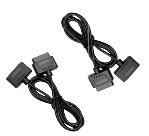 2 Verlängerungskabel für Nintendo SNES Controller Verlängerung Extansion Super Nintendo Cable