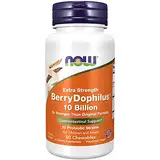 NOW Foods BerryDophilus, 10 Milliarden (Extra Strength) - 50 chewables