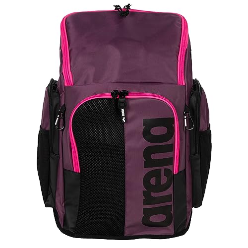 arena Spiky III Schwimm Rucksack 45, Freizeit- und Sportrucksack aus Wasserabweisendem Material, Gepolsterte Schulterpartie, Schulrucksack, 45 Liter