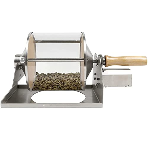 IUBGFTO Kaffeeröstmaschine, Haushaltsbrennstoff-Gas-Kaffeebohnen-Backmaschine, mit Gasbrenner 450 Gramm für Kaffeeliebhaber oder Kaffeeverkäufer