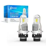 2 Stück D2S Xenon Brenner 12V 35W, D2S Xenonscheinwerfer, 5500K Weiß, D2S mit Zulassung, Ersatz für HID Xenon Brenner