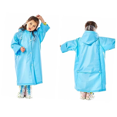 BESPORTBLE Kinder Poncho Notfall Regen Ponchos Kinderregenmantel Mit Kapuze Rucksack Regenmantel Kinderoverallkleid Medizinische Kleider Rucksack Poncho Schüler Schultaschenhülle Mit Hut