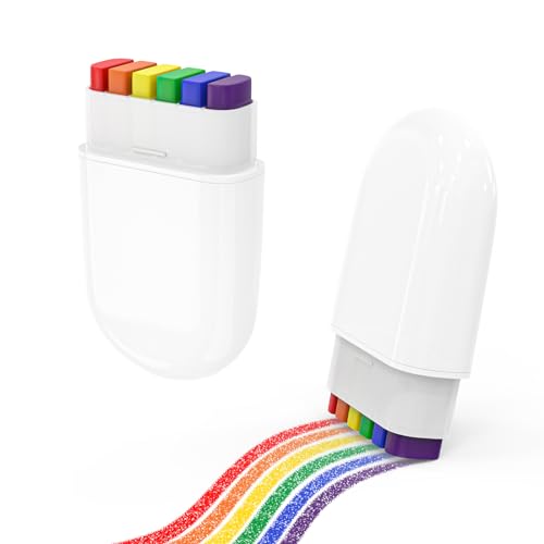 MOGADEE® Regenbogen Schminkstift 2 Stück, Pride Makeup, LGBTQ Accessoires für Versammlungen im Freien, Partys, Paraden und andere Aktivitäten, Regenbogen Gesichtsfarbe