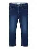 NAME IT Jungen Nkmsilas Dnmtax Pant Noos Hose, Dark Blue Denim, 128 EU