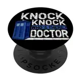 knock knock who is there Spruch Doktortitel Ärztin Chirurg PopSockets Klebender PopGrip
