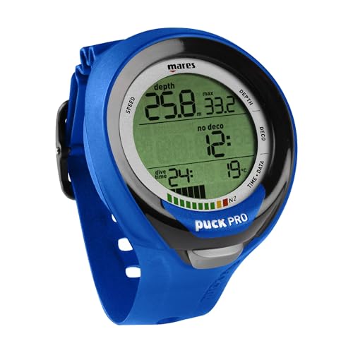 Mares Unisex Erwachsene 414135 Handgelenkcomputer, Blau/Schwarz, Einheitsgröße