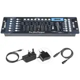 Dmx Controll Lichtmischpult, Dmx Controller 192 Kanäle Dmx Konsole, Lichtmixer Dmx 512 Controller Lichtpult Dmx Pult Dmx Steuerung für Moving Head Licht Par Lights Fog Machine Partylicht Dmx Controler