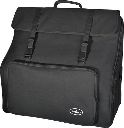 Steinbach Akkordeontasche für 72 Bass Akkordeon mit Schultergurten Trageriemen, wasserabweisend, 10mm gepolstert, Akkordeon Gigbag, Tragetasche für Akkordeon