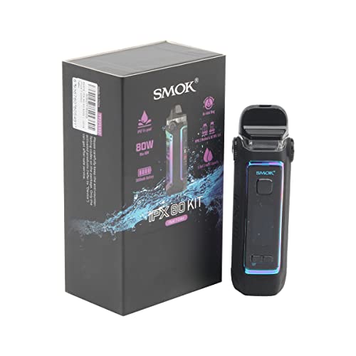 Smok IPX 80 Kit 80 W IPX80 Mod Eingebauter 3000-mAh-Akku mit 5,5 ml RPM 2-Kartusche IPX67 Tri-Proof-Vape-Gerät Keine Nikotinflüssigkeit_7-Farben