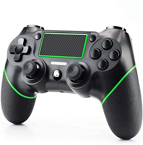 Hbaid Wireless Controller für PS-4, Gamepad-Controller mit doppelter Vibration für PS-4/Slim/Pro, kompatibel mit PS-4-Konsolen