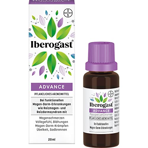 Iberogast Advance beruhigend bei einem empfindlichen Magen und Darm und häufigen Magen-Darm-Beschwerden, 20 ml, Tropfen