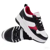 ANEFUN Jungen Mädchen Schuhe mit Rollen Skate, Kinder Rollschuhe Schuhe mit 4 Rollen Abnehmbar, Komfort Outdoor Sportschuhe für Kinder