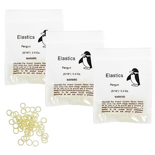 300 Teile Elastische Gummibänder für, Mehrzweck-Gummibänder, mittlere Stärke 100 g*3