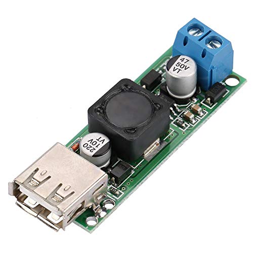 DC Buck Modul, 12V 24V 6V-32V bis 5V DC Strom Konverter, QC3.0 USB Schnelle Ladespannung Step Down Stromversorgung DC Power Converter