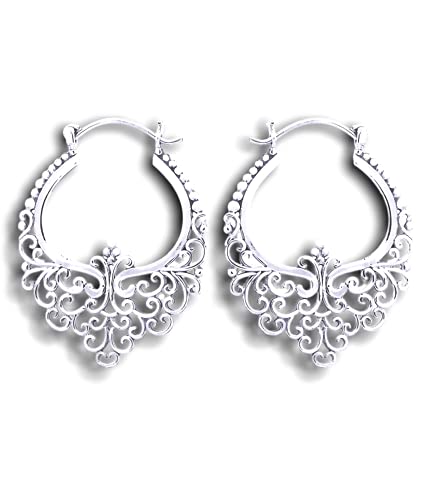 MadamLili Silber Ohrringe KARMA II - 925 Sterling - Orient-Stil - Handgefertigt - Geschenkbox