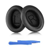 ELZO Ersatz Ohrpolster for Bose QC35 QC45, Professionelle Ohrpolster Kopfhörer kompatibel mit Bose QuietComfort 35/35 ii / 45/25 / AE2i / AE2w / AE2 / QC15 / QC2 /SoundTrure/SoundLink