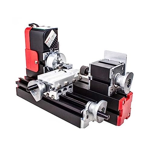 Schmuckpolierer, DIY-Werkzeug Big Power Mini-Metalldrehmaschine, 20 W 20000 U/min Motor, ein Satz Miniatur-Metall-Multifunktionsmaschine für DIY-Arbeiten mit Metall/Holz/Jade/Kunststoff