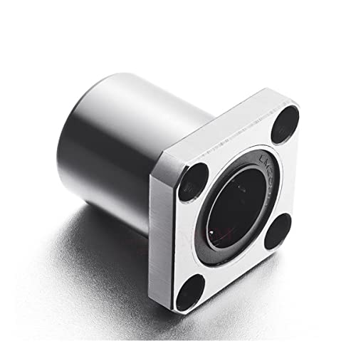 Lagerersatz 2 Stück 6 8 10 12 16 20 25 30 35 mm quadratische Flansch-Linearlager(6 (6x12x19))