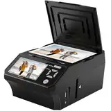 Digitaler Diascanner 22 MP mit 5 Zoll LCD-Bildschirm – Konvertiert einfach 35 mm Filme/Fotos und Visitenkarten, 110 in JPEG-Format, 8 GB Speicherkarte inklusive