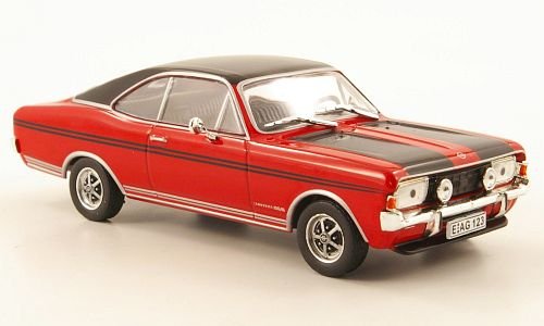 Opel Commodore A Coupe GS/E, rot/schwarz (ohne Magazin), 1970, Modellauto, Fertigmodell, SpecialC.-40 1:43