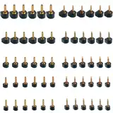 60 Stück Fersenspitzen Ersatz High Heel Caps Protektoren Schuhreparatur Spitze Taps Schuhe Dübel U-Form Schwarz