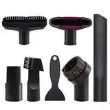 Vonsera 7-teiliges Staubsauger-Zubehör Set, Universal-Düsen 32-35 mm, Inkl. Fugendüse, Auto-Düse & Polsterbürste, Für Kärcher, Miele, Bosch, Siemens and etc, Ideal für Tierhaare & Auto