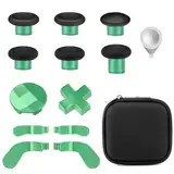 Gopiiphon 13-in-1-Ersatz-Daumenstifte für One Elite Series 2, Xbox Elite Controller Series 2 Zubehör Joystick Kit for Xbox Elite Wireless Controller Series 2 (Grasgrün)