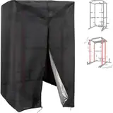 HoldOneLight Squat Rack Cover, wasserdichte Outdoor Gym Equipment Covers mit Reißverschluss für Kniebeugen-Rack/Gewichtheber-Rack/Heim-Fitnessgerät